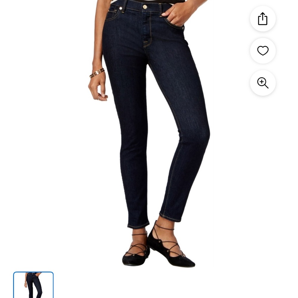 7 for all Mankind High Rise Ankle Jeans